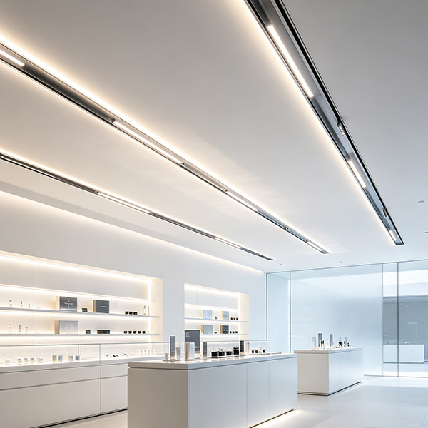 Customized LED Linear Light Slot for High end Brand Exhibition Hall
