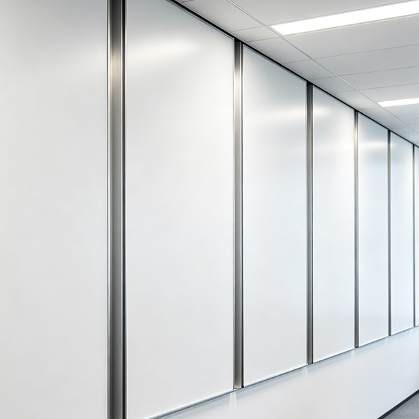 Office building wall decorative panel edge finishing system